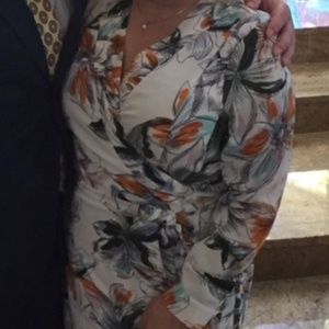 Lark & Ro Women's Dresses Long-Sleeve Printed Wrap